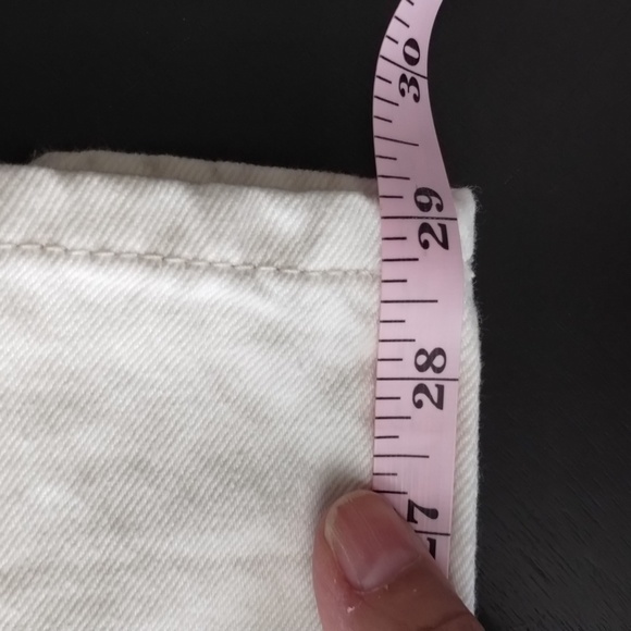 CAbi ivory white jeans style 6072 100% boyfriend size 6 cabi - Picture 10 of 12